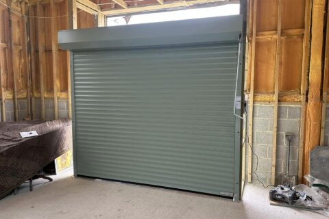 Automatic roller garage door in Saltdean